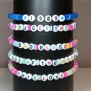 5 preppy taylor swift 1989 bracelets! 💗